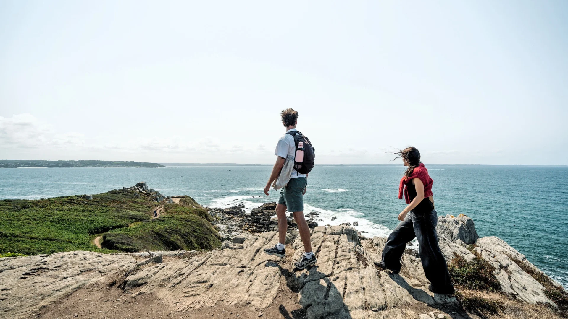 Hiking at Bihit Point, Trebeurden