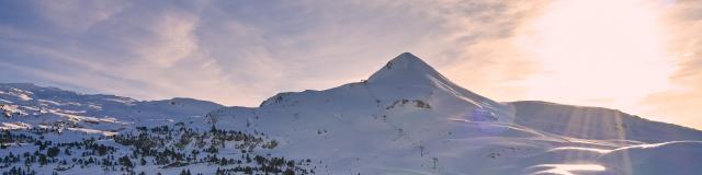 Station de La Pierre Saint-Martin en hiver (Pyrénées béarnaises)