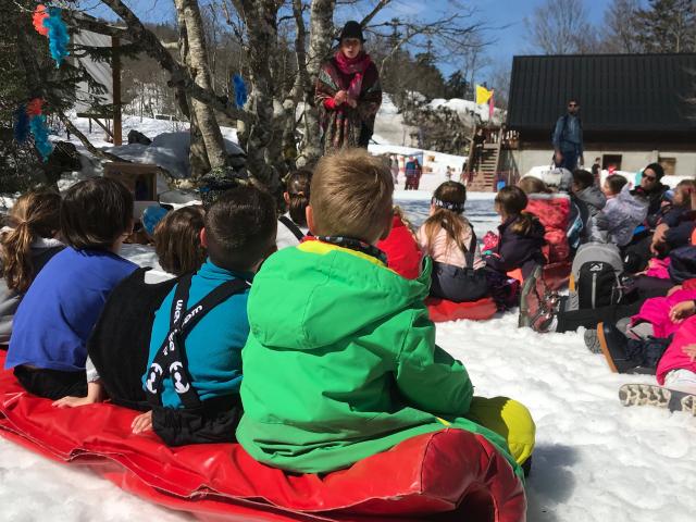 Contes journée des enfants trappeurs à La Pierre Saint-Martin (Pyrénées béarnaises)