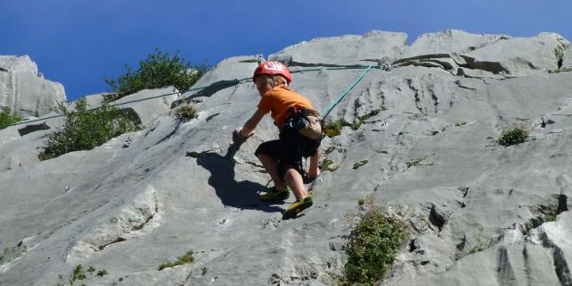 Les Tennis, secteur idéal pour découvrir l’escalade à La Pierre Saint-Martin