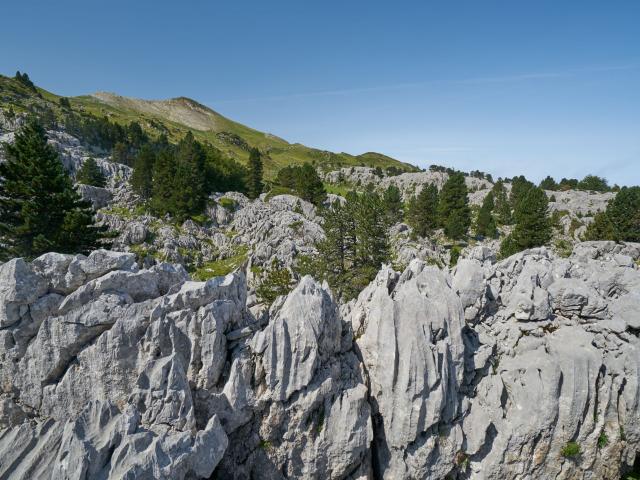 L’étape du GR10 entre La Pierre Saint-Martin et Lescun traverse le plus grand lapiaz d’Europe