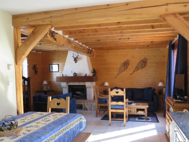 Intérieur cocooning dans les chalets de la Pierre Saint-Martin pour se ressourcer et se reposer avec tout le confort nécessaire
