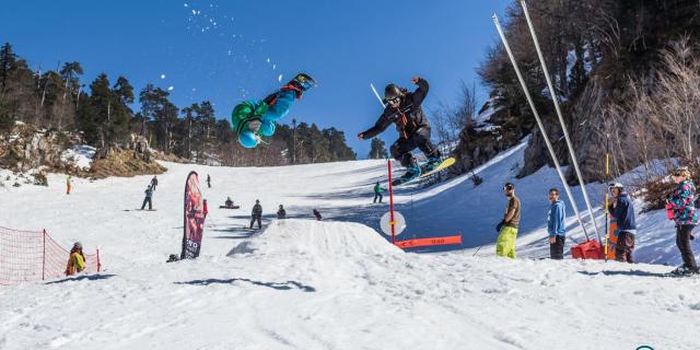 Espcace de snow park à la Pierre Sain-Marttin