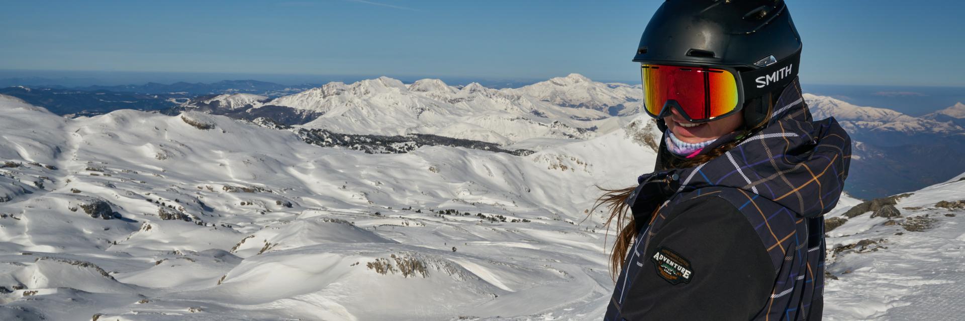 Vue panoramique depuis les hauteurs des pistes de ski de La Pierre Saint-Martin