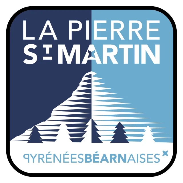 Logo La Pierre Saint-Martin (bleu)