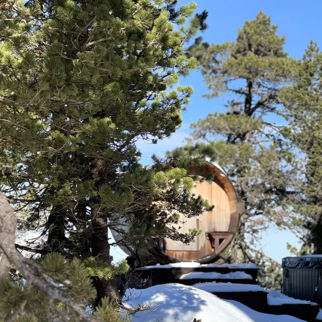 Village de chalets à la station de ski de La Pierre Saint-Martin