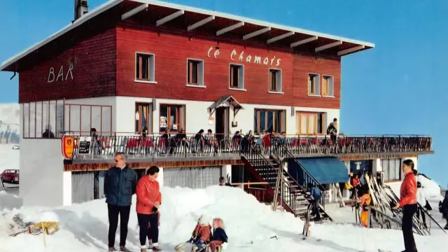 Restaurant Le Chamois Photo Annees 60 Jerome Collet