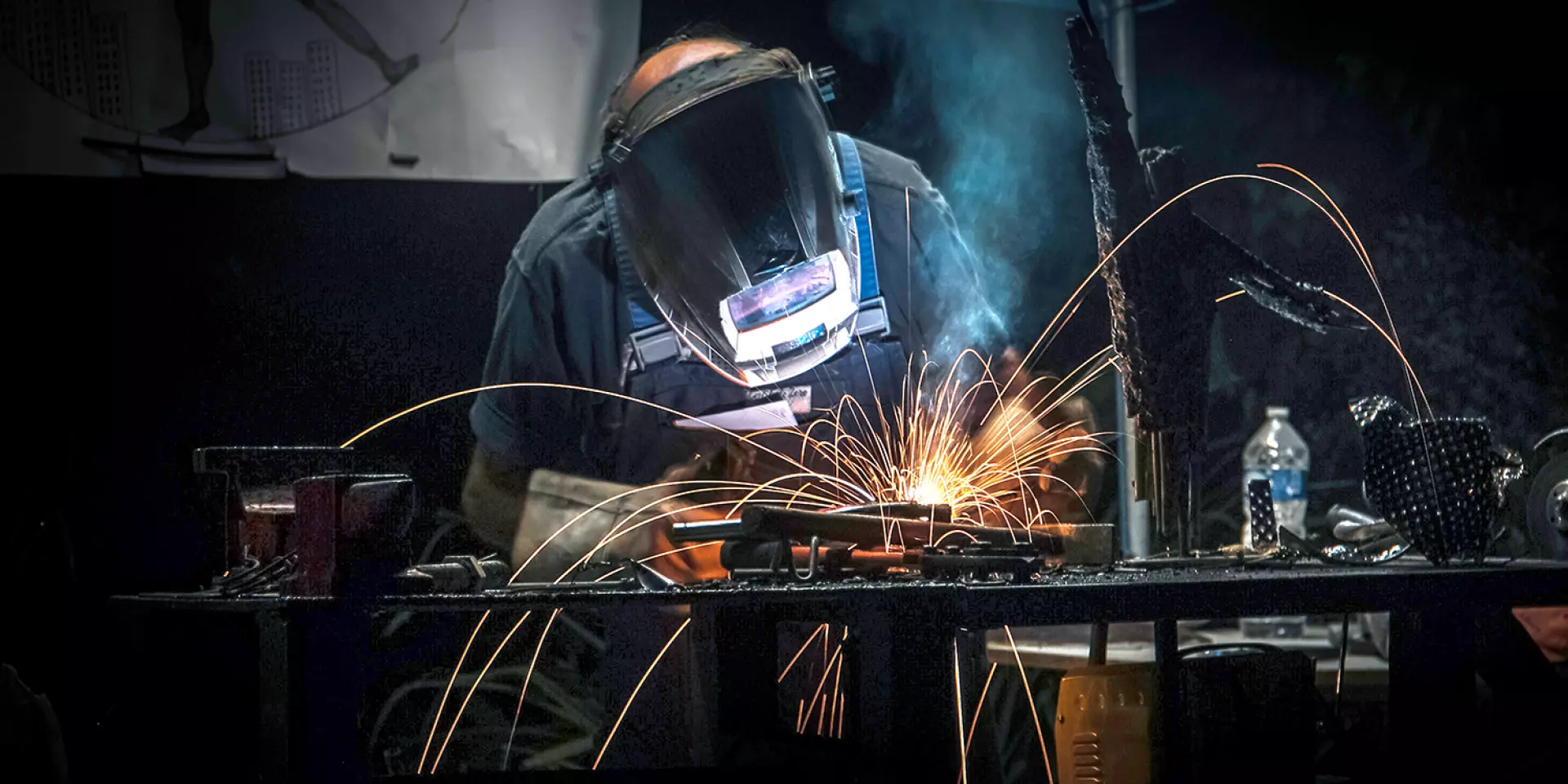 Industrial Attitude Welding Portrait
