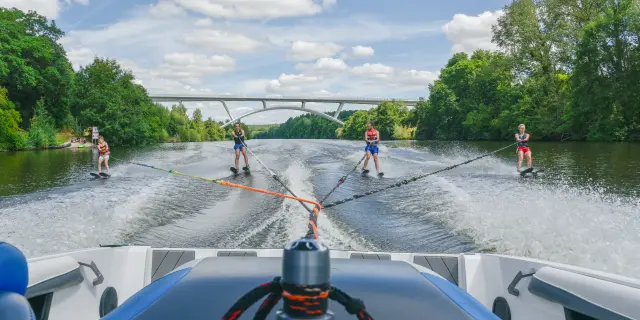 Club De Ski Nautique Cp 2bs Image Drone Mayenne Tourisme 9051