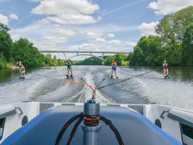 Club De Ski Nautique Cp 2bs Image Drone Mayenne Tourisme 9051