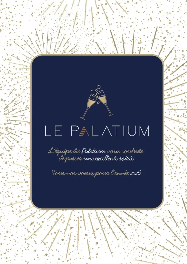 Le Palatium menu 31 décembre