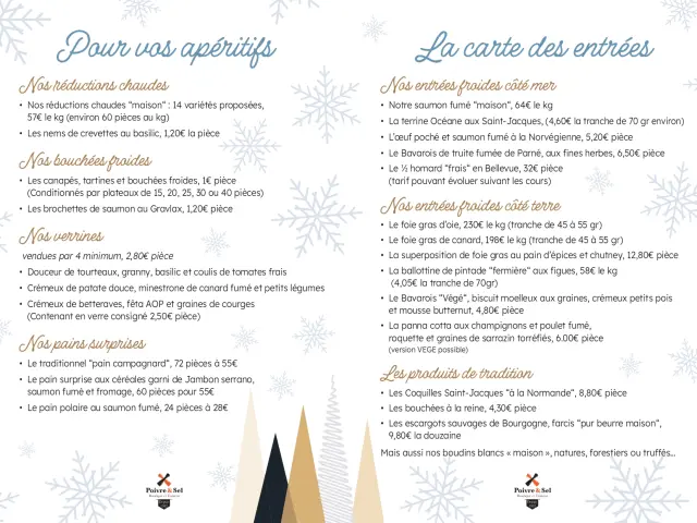 Poivre Sel Brochure Noel 2025