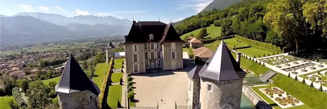 Château du Touvet en été