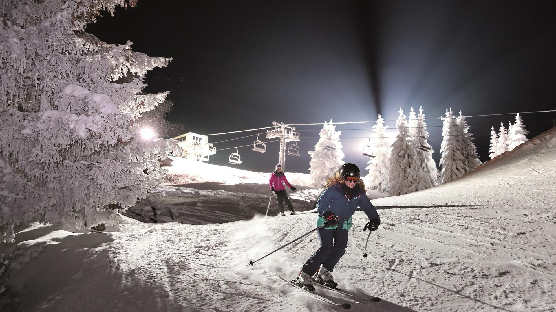 Ski nocturne Le Collet