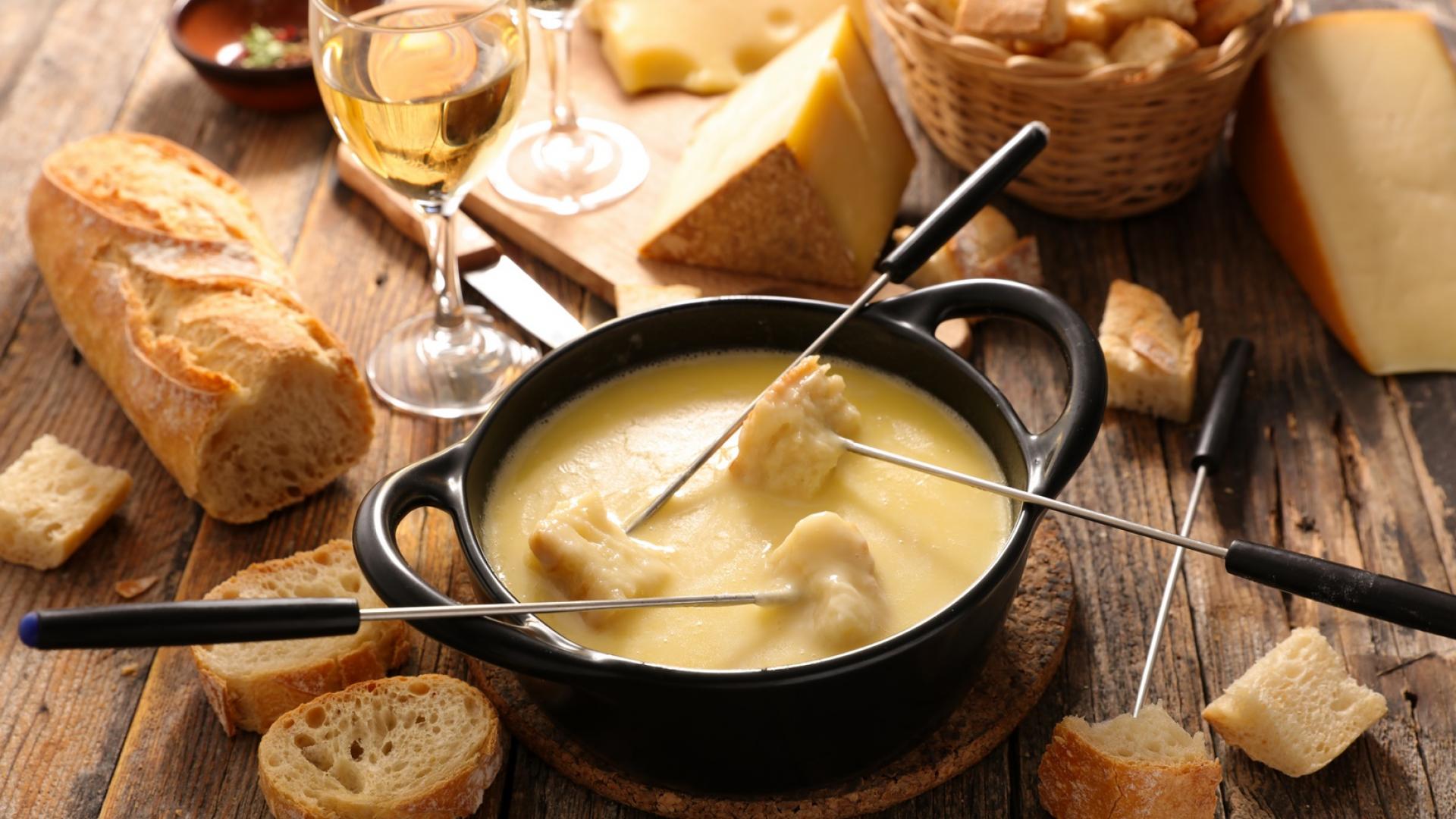 Manger une fondue au Collet d'Allevard