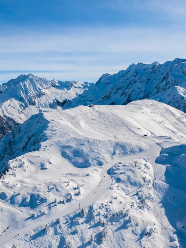 La station du Collet en hiver