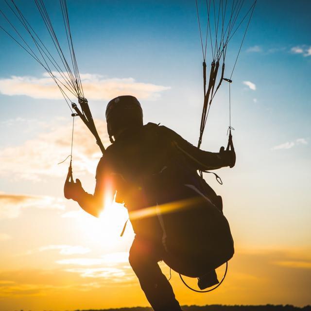 Vol en parapente au Collet