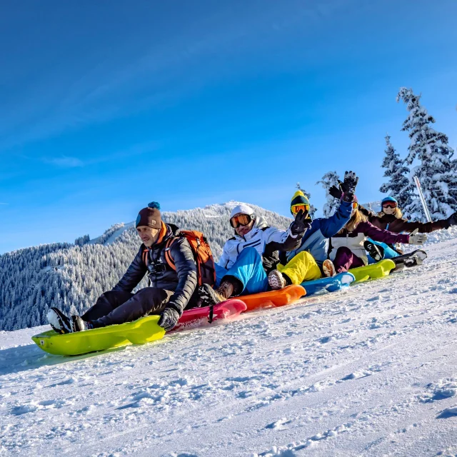 Snake gliss au Collet en hiver