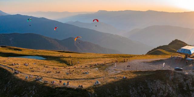 Les Estivales du Collet vue du ciel