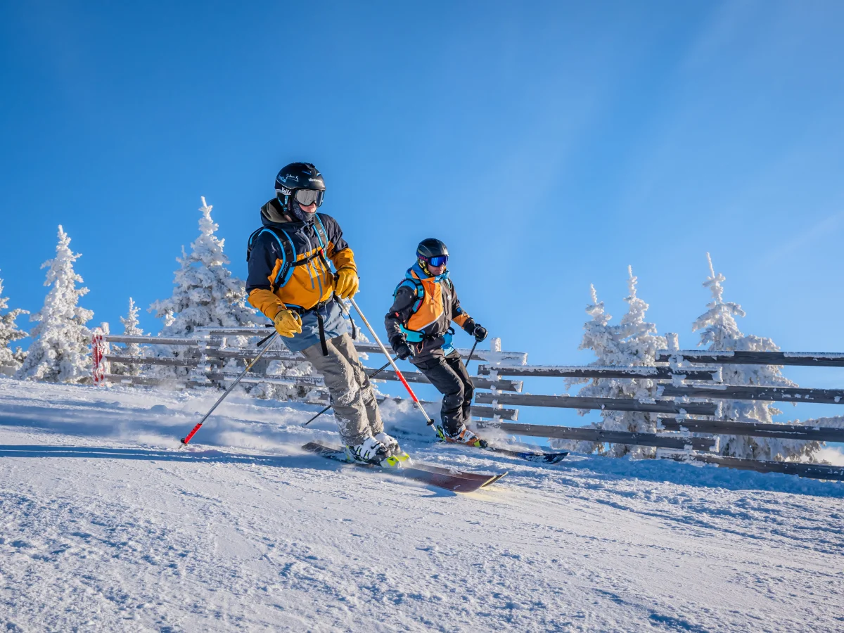 Ski en duo au Collet - 2023 - Michael Mollier