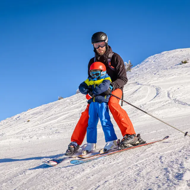 Ski enfant en duo - Collet 2022 - Michael Mollier