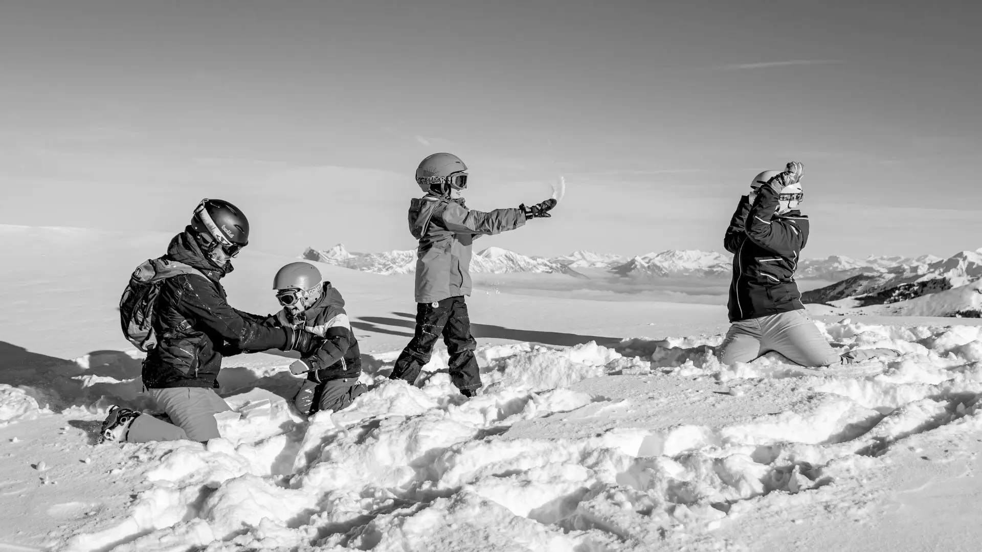 Slider Black Friday - Famille neige au Collet