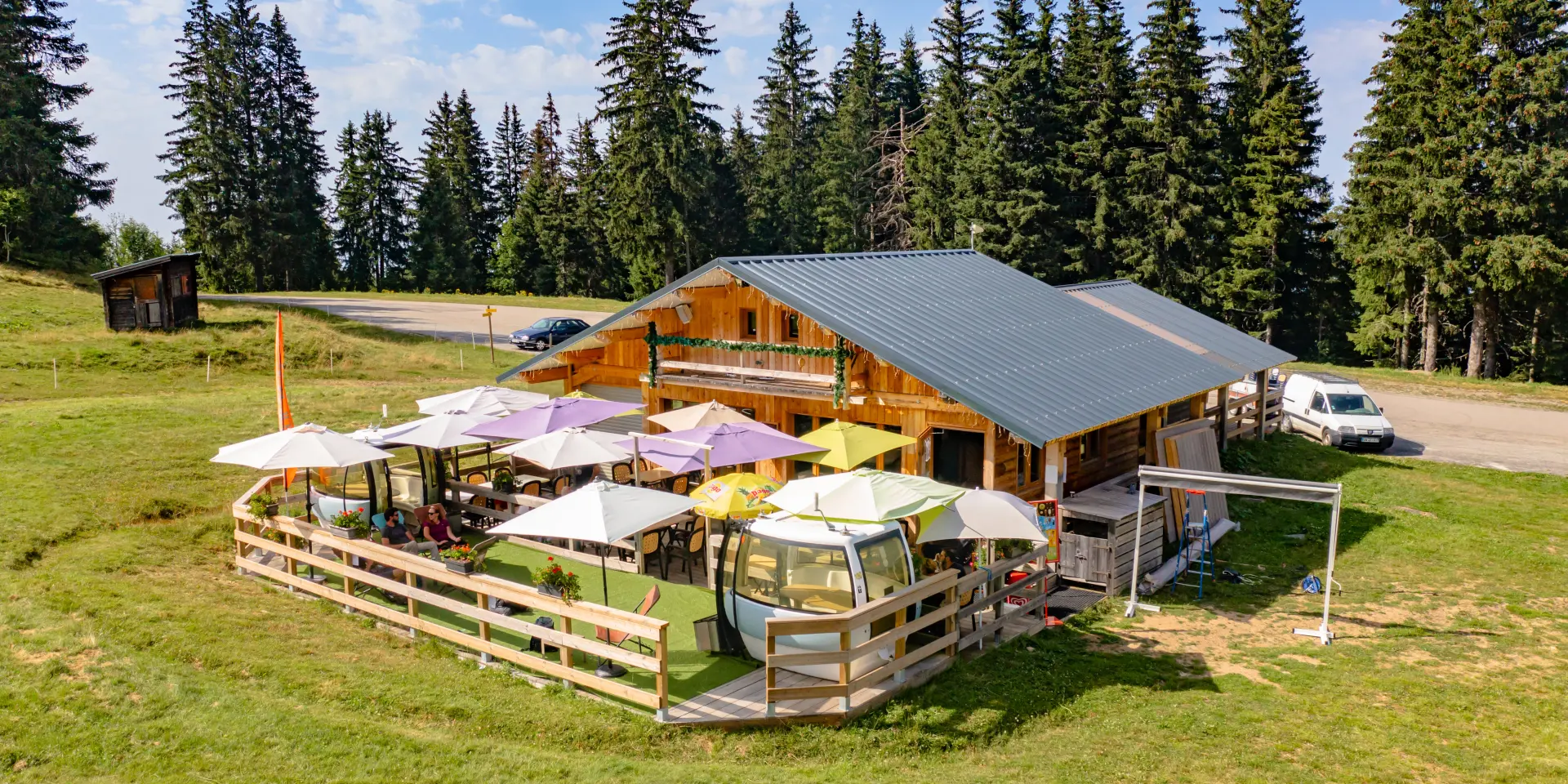 Restaurant au Collet, été 2021 par Michael Mollier