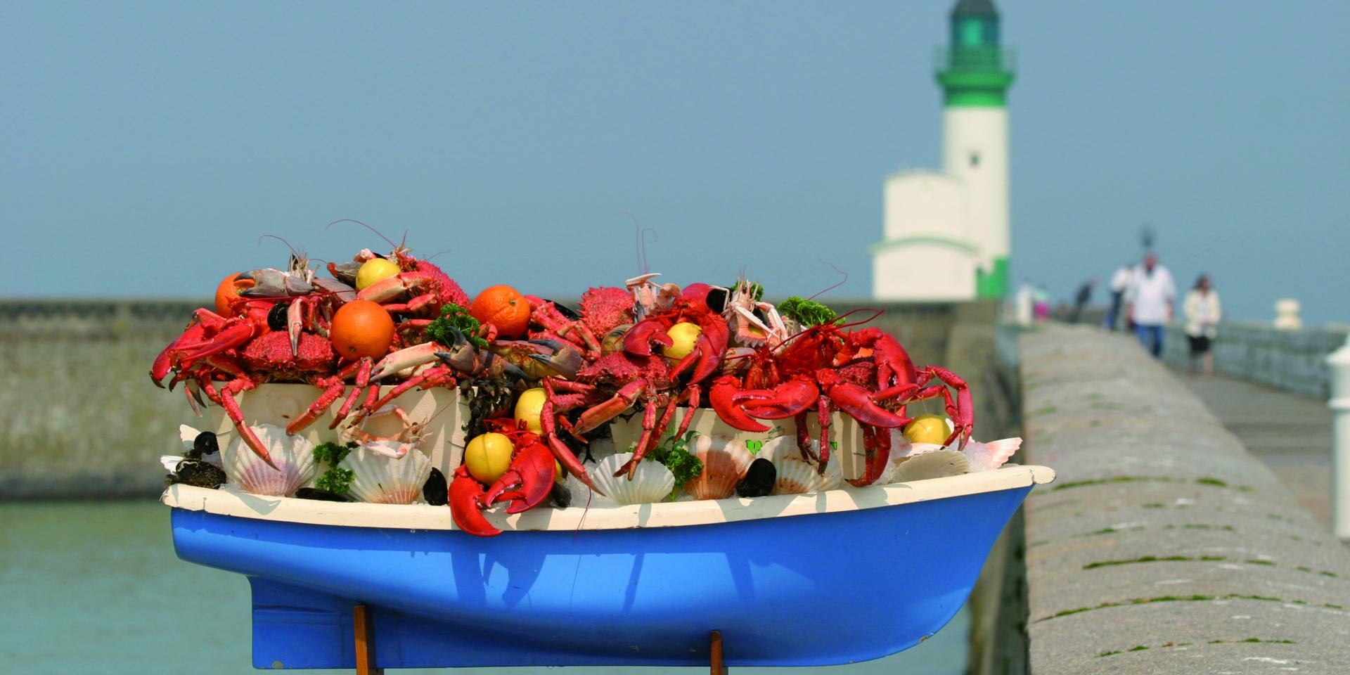 plateau de fruits de merdu restaurant Le Homard Bleu45 quai François 1er