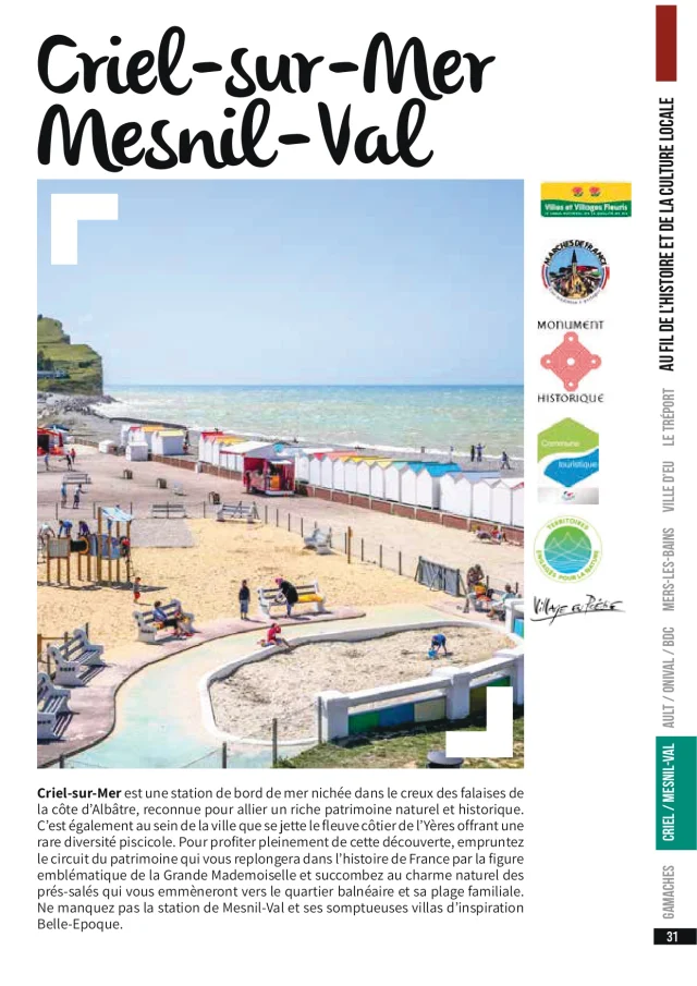 Couverture Circuit Touristique Criel Sur Mer Mesnil Val 2025