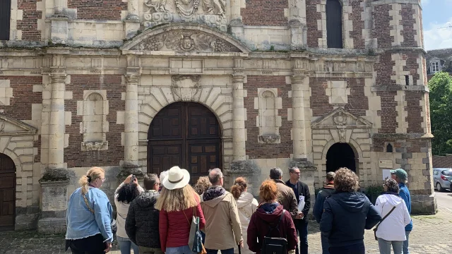 Eu, visite guidée de la ville avec notre guide Didier