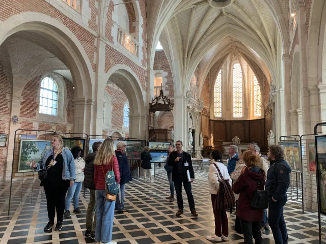 Eu, visite guidée de la ville avec notre guide Didier