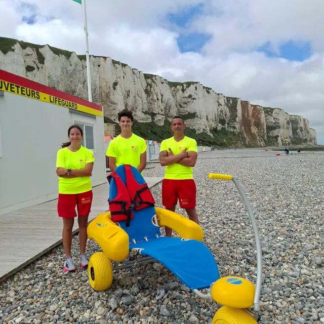Plage du Tréport, le tiralo