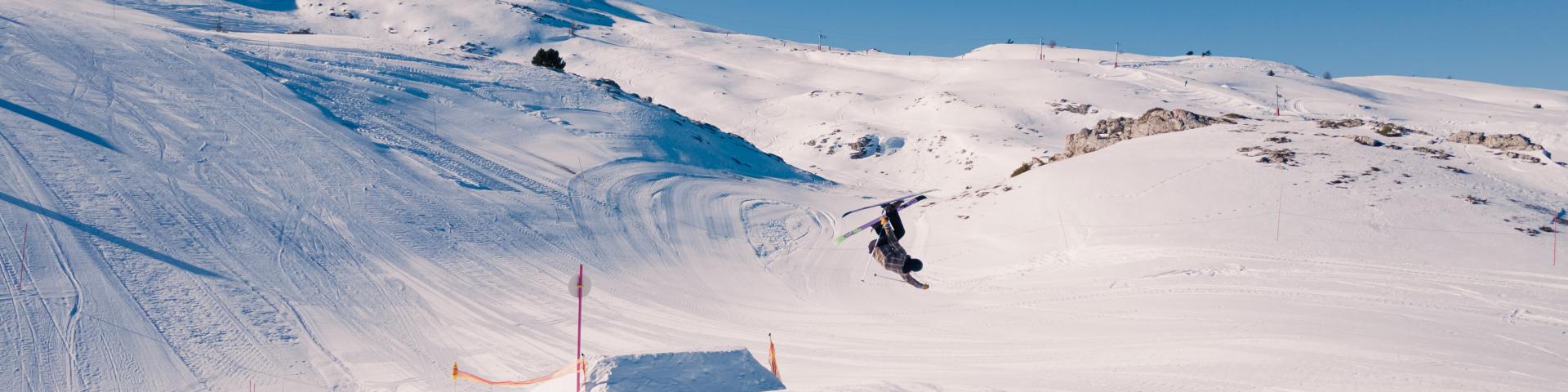 Hiver Domaine Alpin Snowpark ©ot Le Dévoluy 19 01 2022 Drone 2