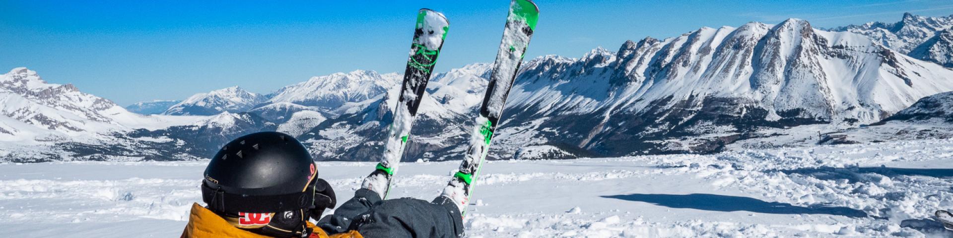 Ski alpin dans Le Dévoluy, Hautes Alpes