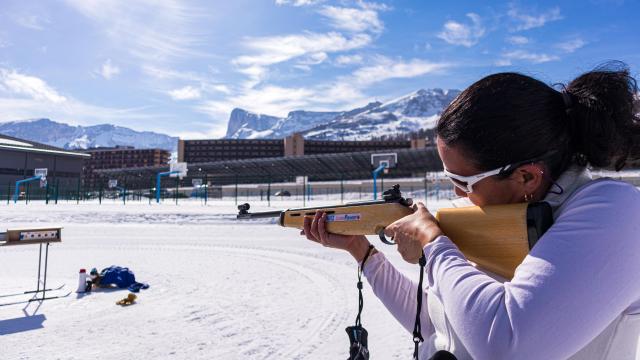 Hiver Domaine Nordique Biathlon ©ot Le Dévoluy