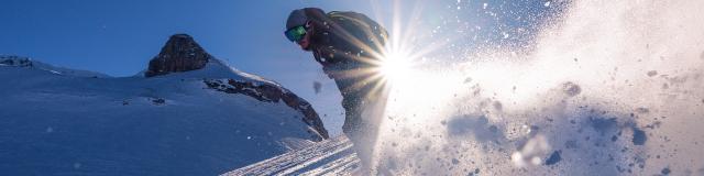 freeride sur le domaine skiable du Dévoluy.