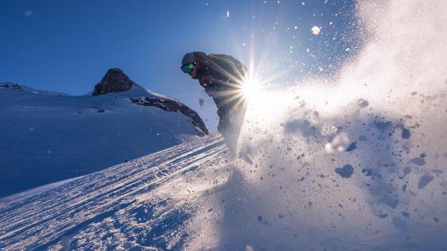 freeride sur le domaine skiable du Dévoluy.