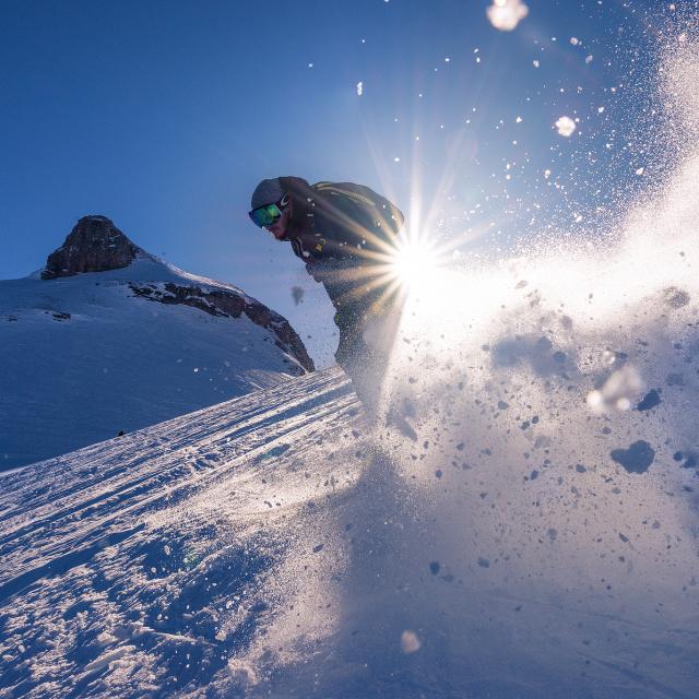 freeride sur le domaine skiable du Dévoluy.