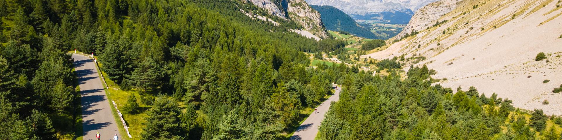 Eté Activités Vélo De Route Col Du Noyer ©ot Le Dévoluy 11 08 2021 Drone 15
