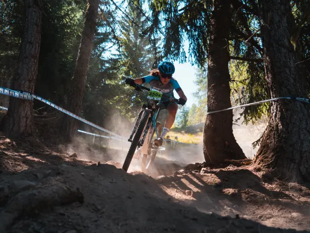 Compétition de VTT dans Le Dévoluy