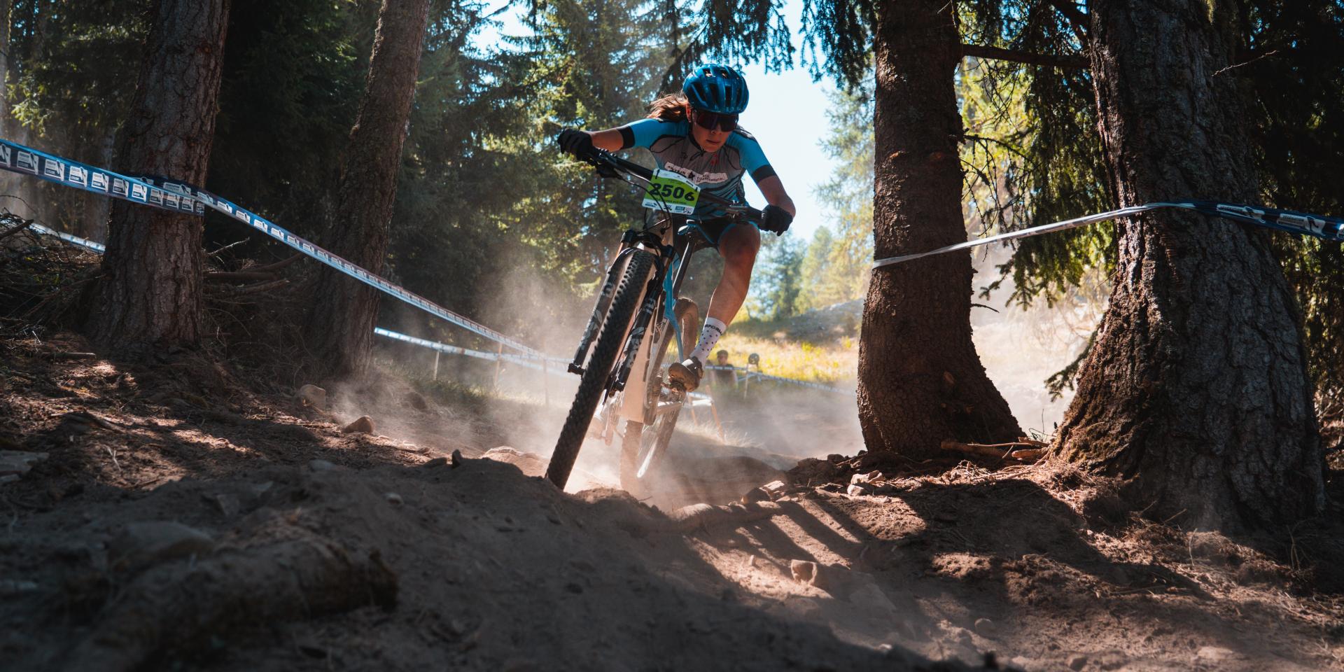 Compétition de VTT dans Le Dévoluy