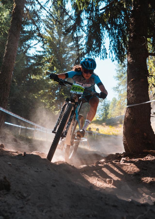 Compétition de VTT dans Le Dévoluy