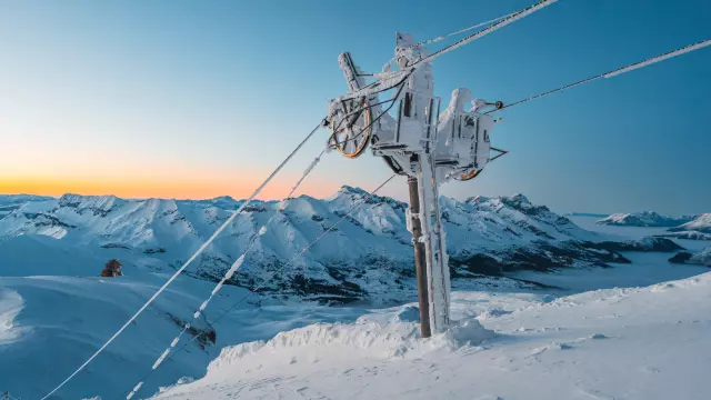 Téléski du Pierra dans le Dévoluy; Hautes Alpes