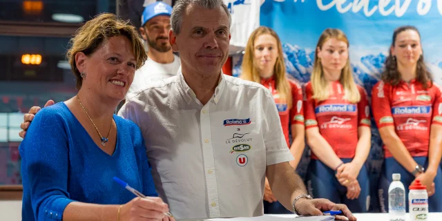 Partenariat entre Le Dévoluy l’équipe cycliste professionnelle féminine World Tour Roland