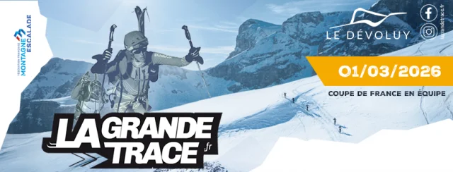 Affiche La Grande Trace Hiver Dévoluy