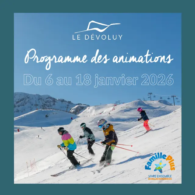 Programme d'animation du 06 au 18 janvier 2026
