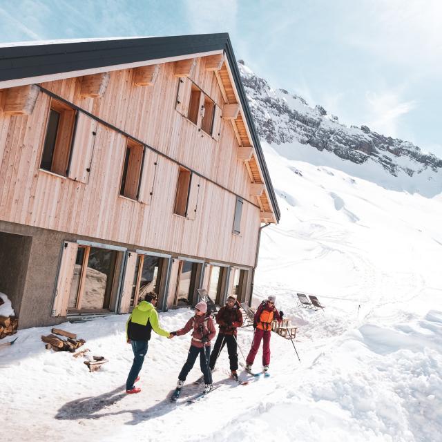 Pointe Percee refuge March 2023 Pierre Guilbaud 98