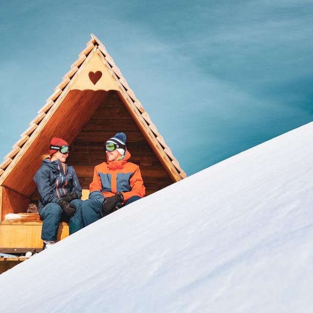 Les zzzzz'ones de repos sur le domaine skiable du Grand-Bornand