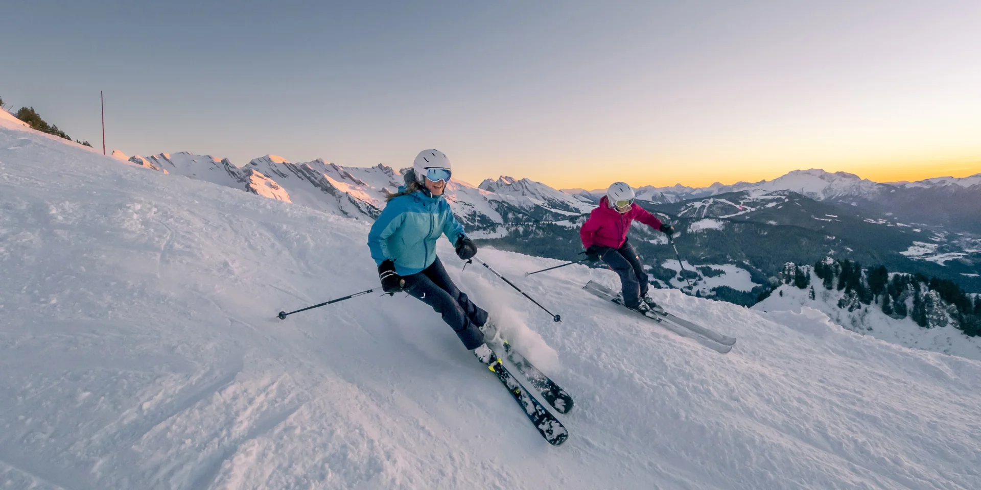 Ski Alpin au Grand Bornand, station de ski en haute savoie
