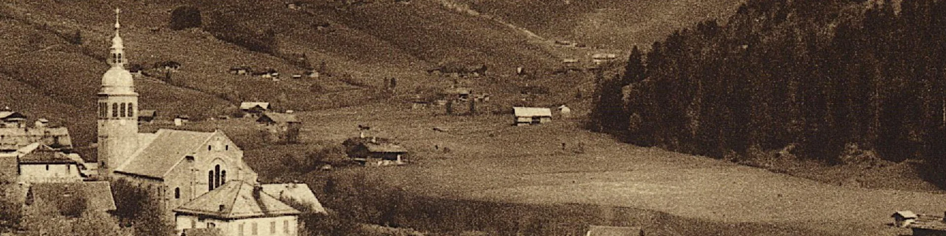 8 Fi 2931 Le Grand-bornand et la chaîne des Aravis. Cliché Braun et Compagnie, Mulhouse-Dornach, [1900]